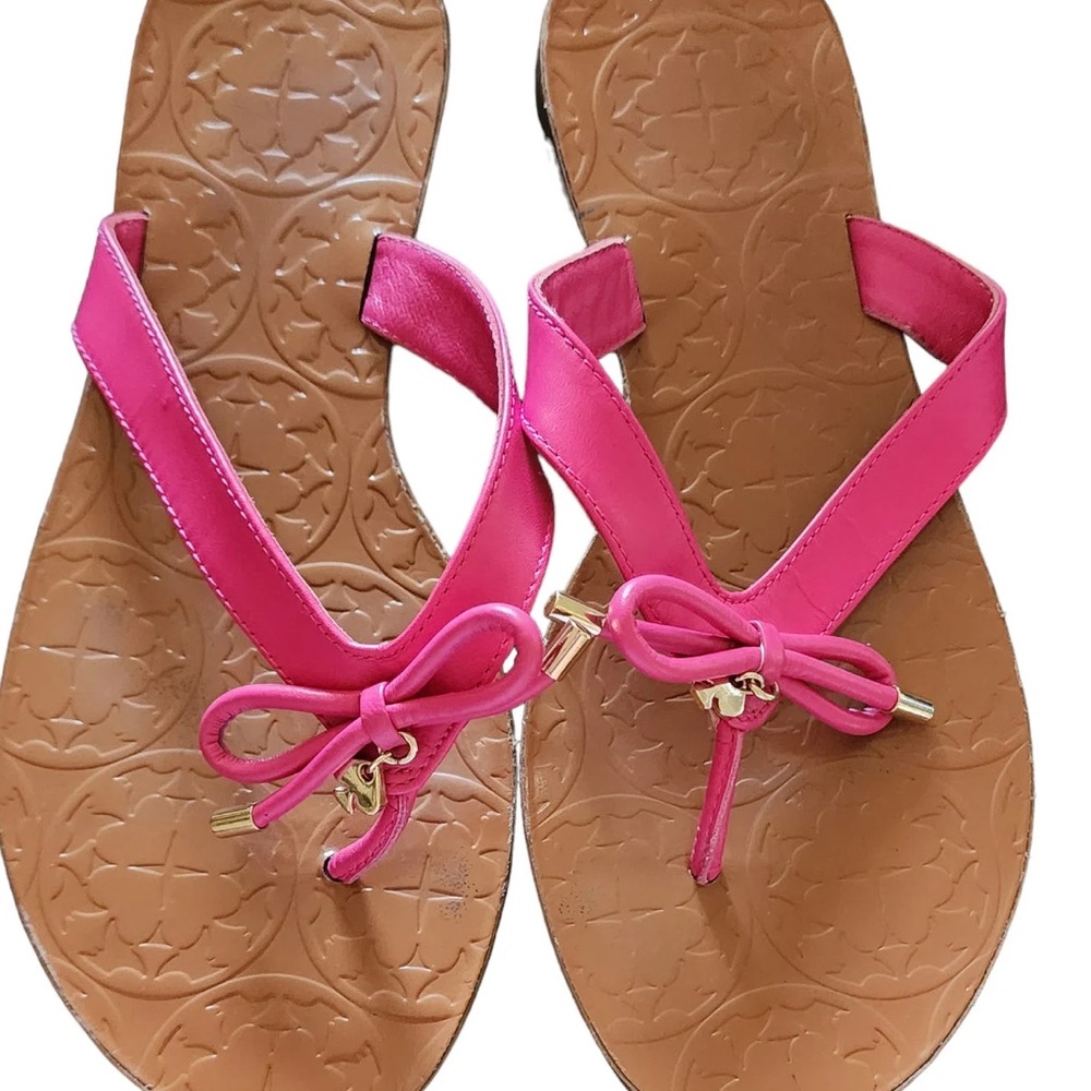 Kate Spade Charles Pink Sandals with Bow Detail 9